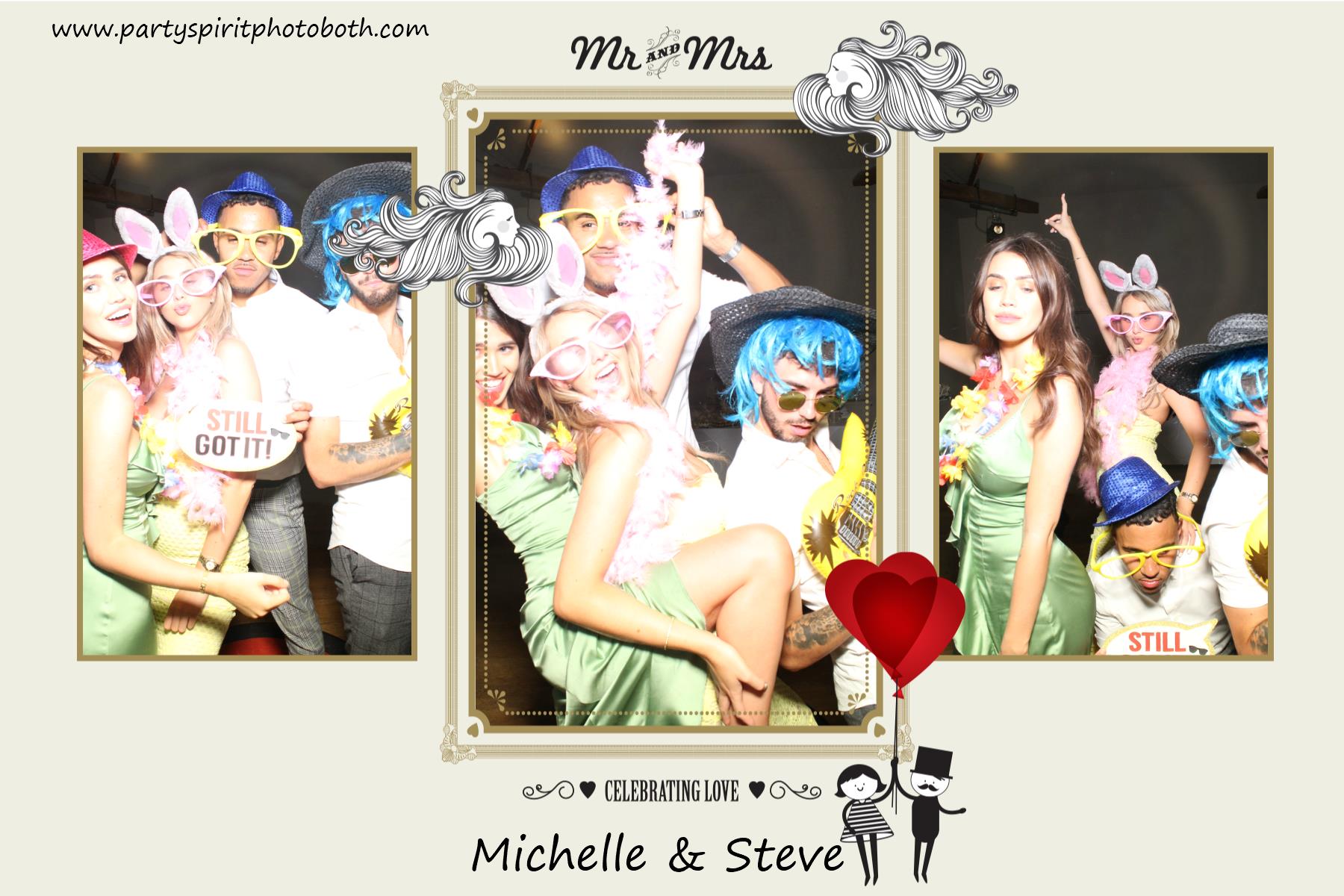 Michelle & Steve Wedding | View more photos from the event at gallery.partyspiritphotobooth.com/u/PartySpiritPhotoBooth/Michelle-Steve-Wedding